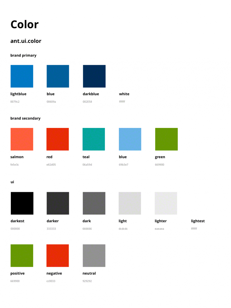Anthem, brand guide
