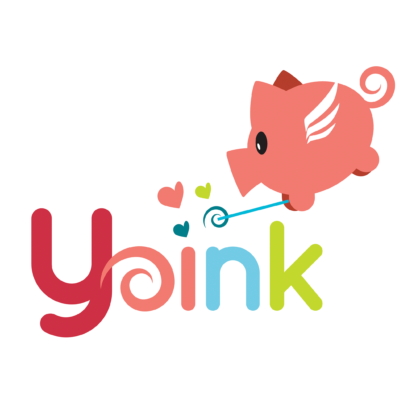 Yoink logo, character included