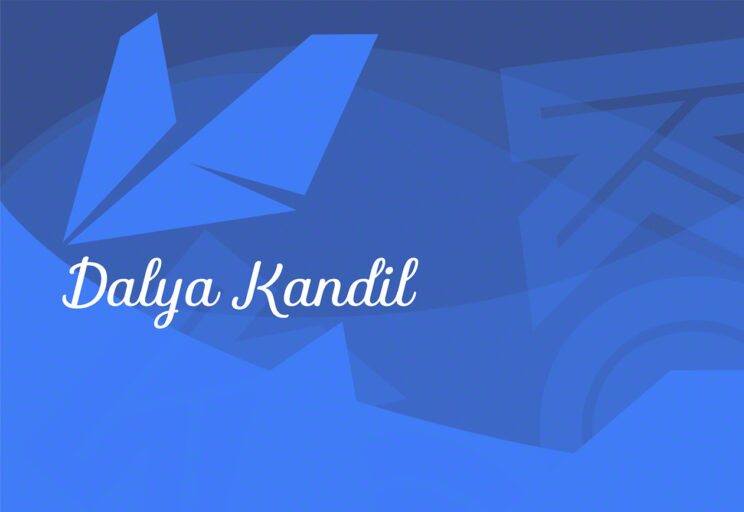 Abstract blue, logo art