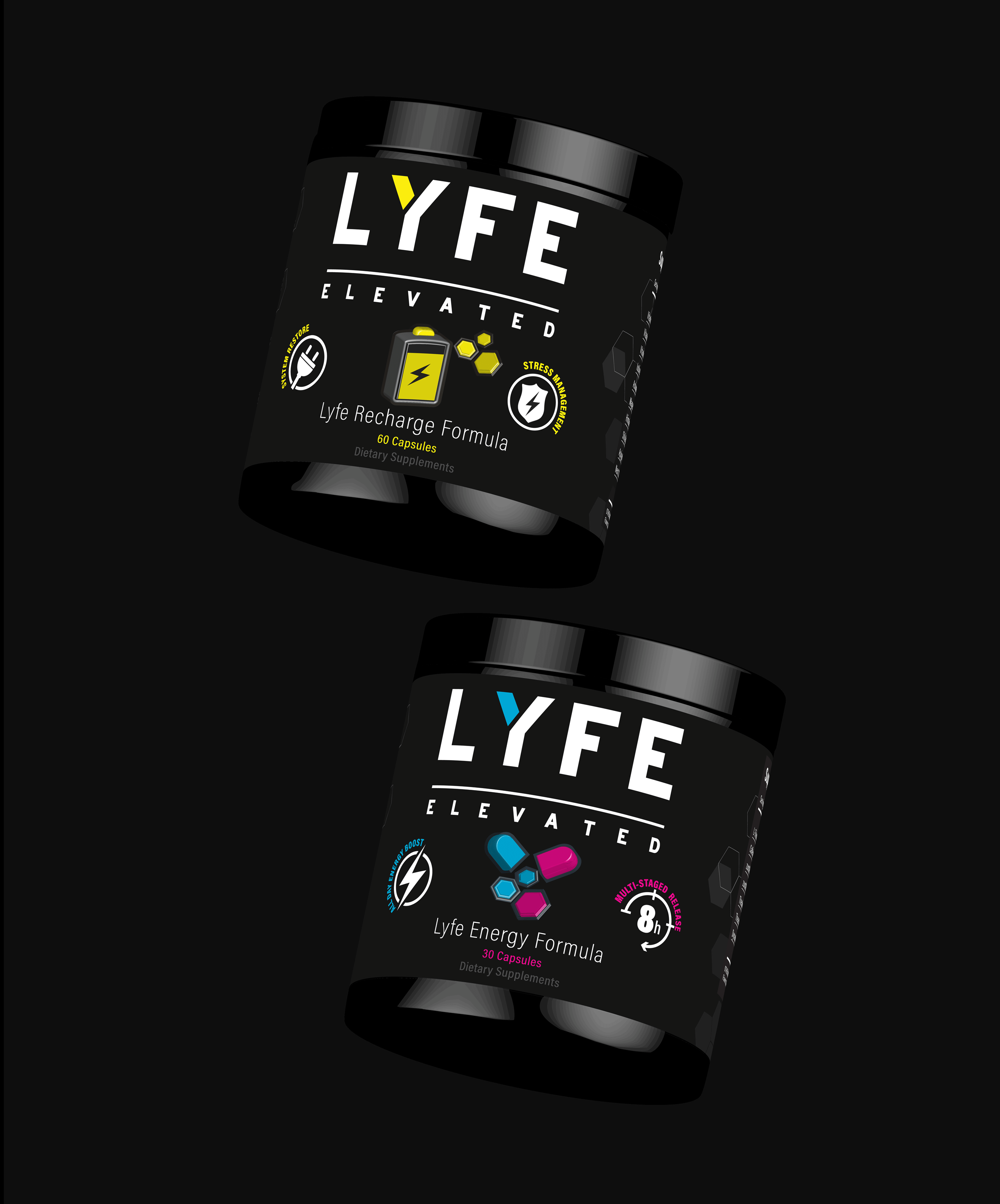 Dalya Kandil\'s Logo and Brand Design for Lyfe Elevated, Formulated and Marketing by Michael Ulisse
