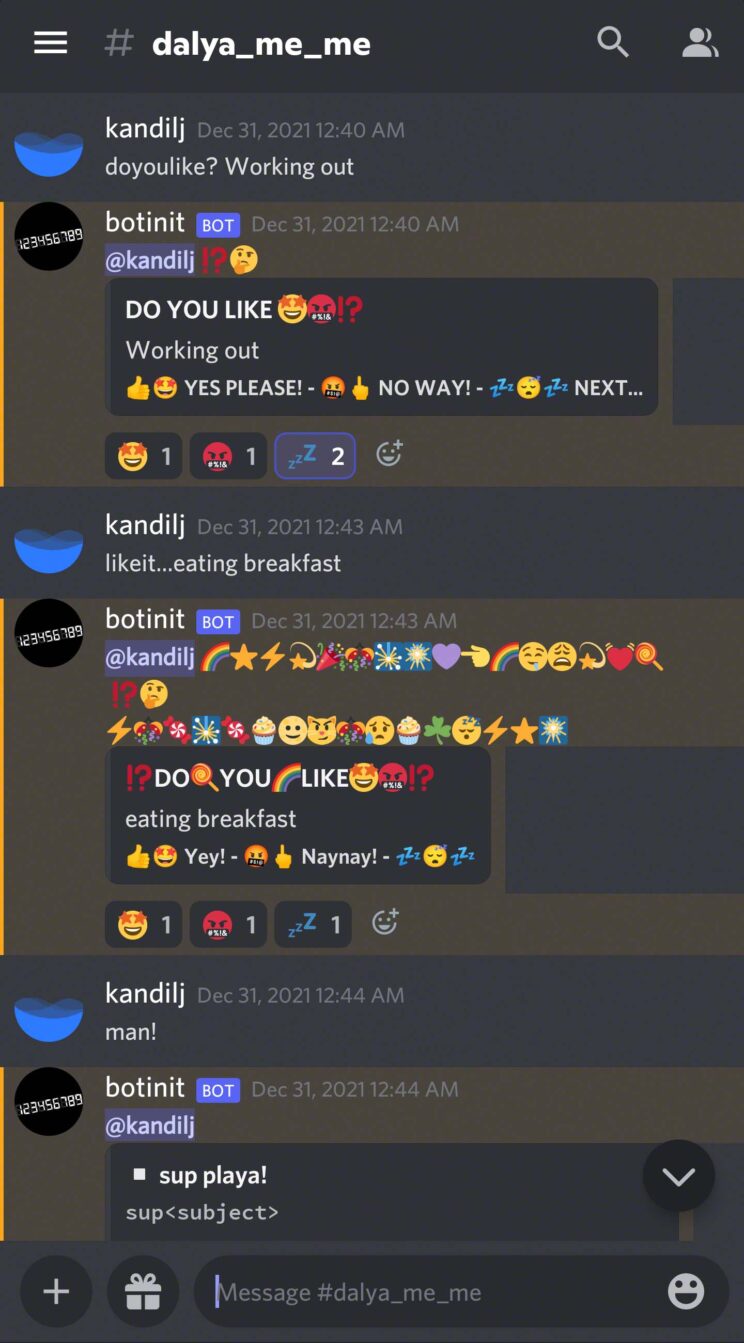 Discord sup-man bot.