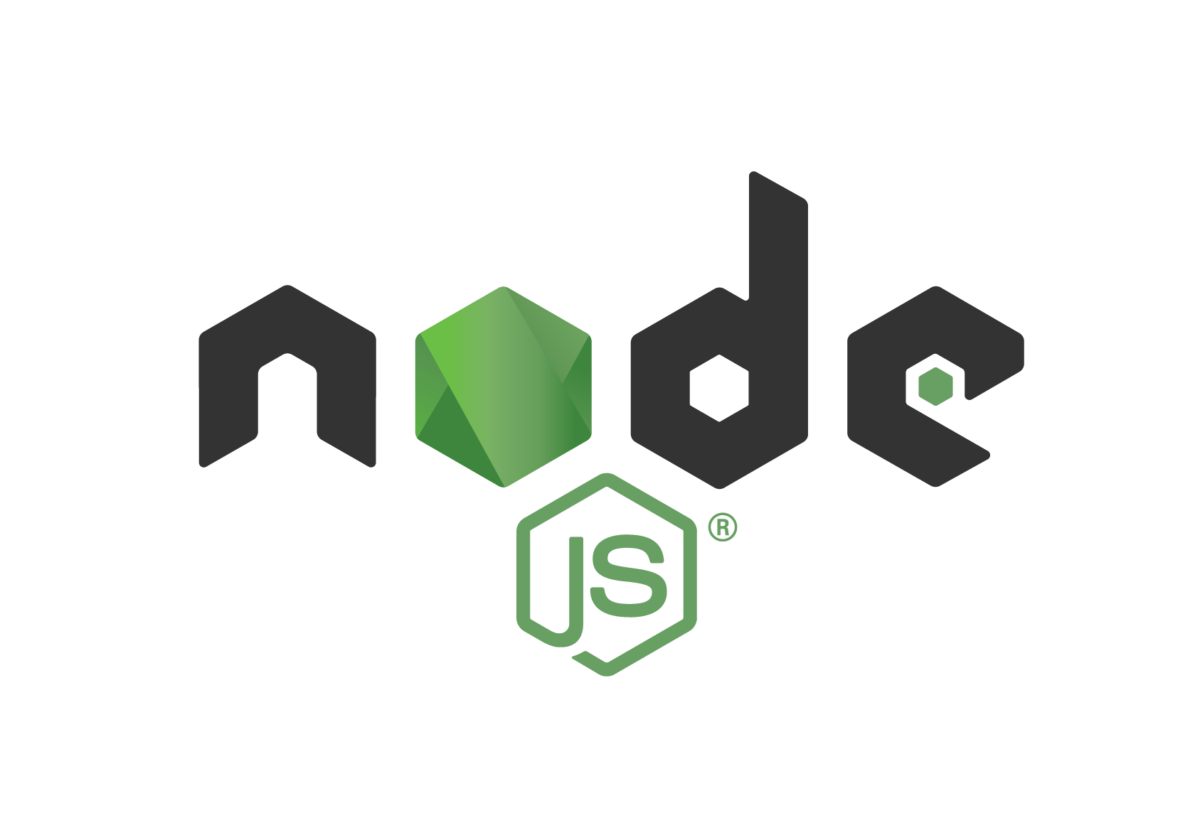 Node JS logo - WikiCommons