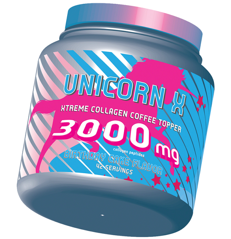3D design, sports nutrition style packaging