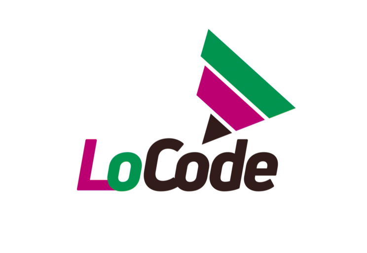 LoCode logo, app