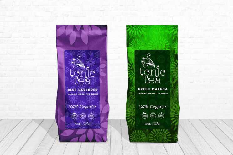 Packaging art for food products, Bags
