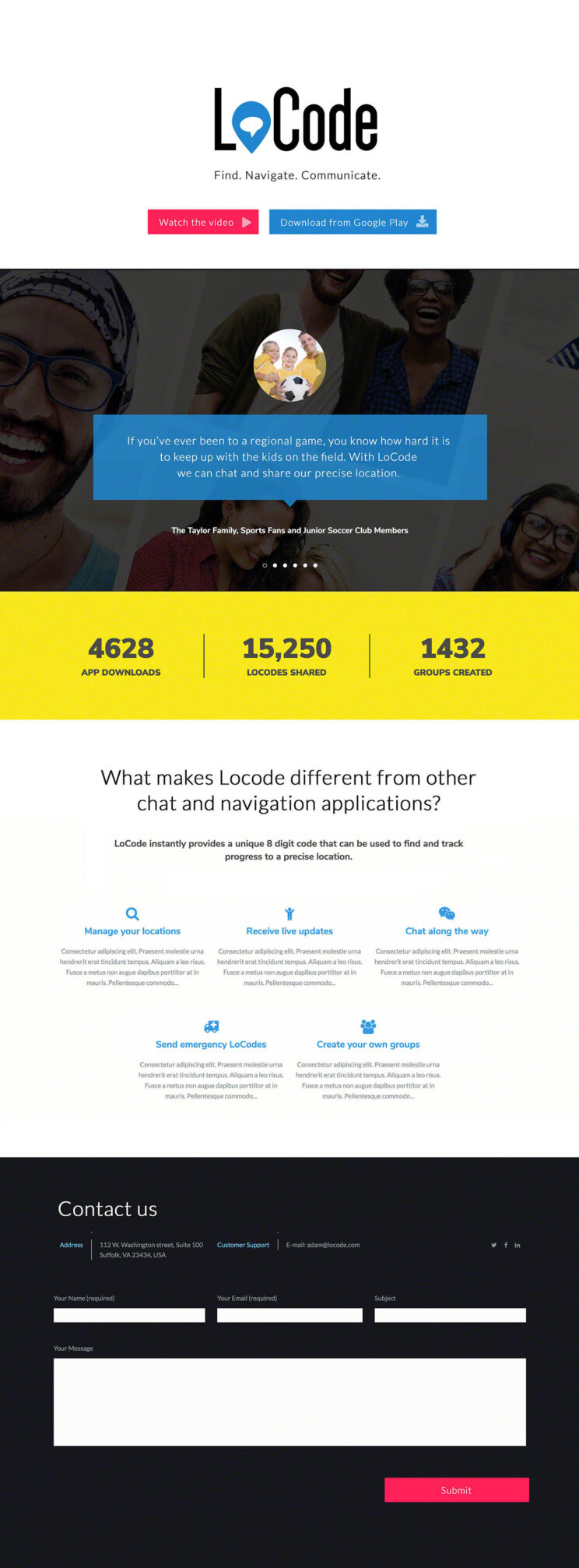 LoCode, web design