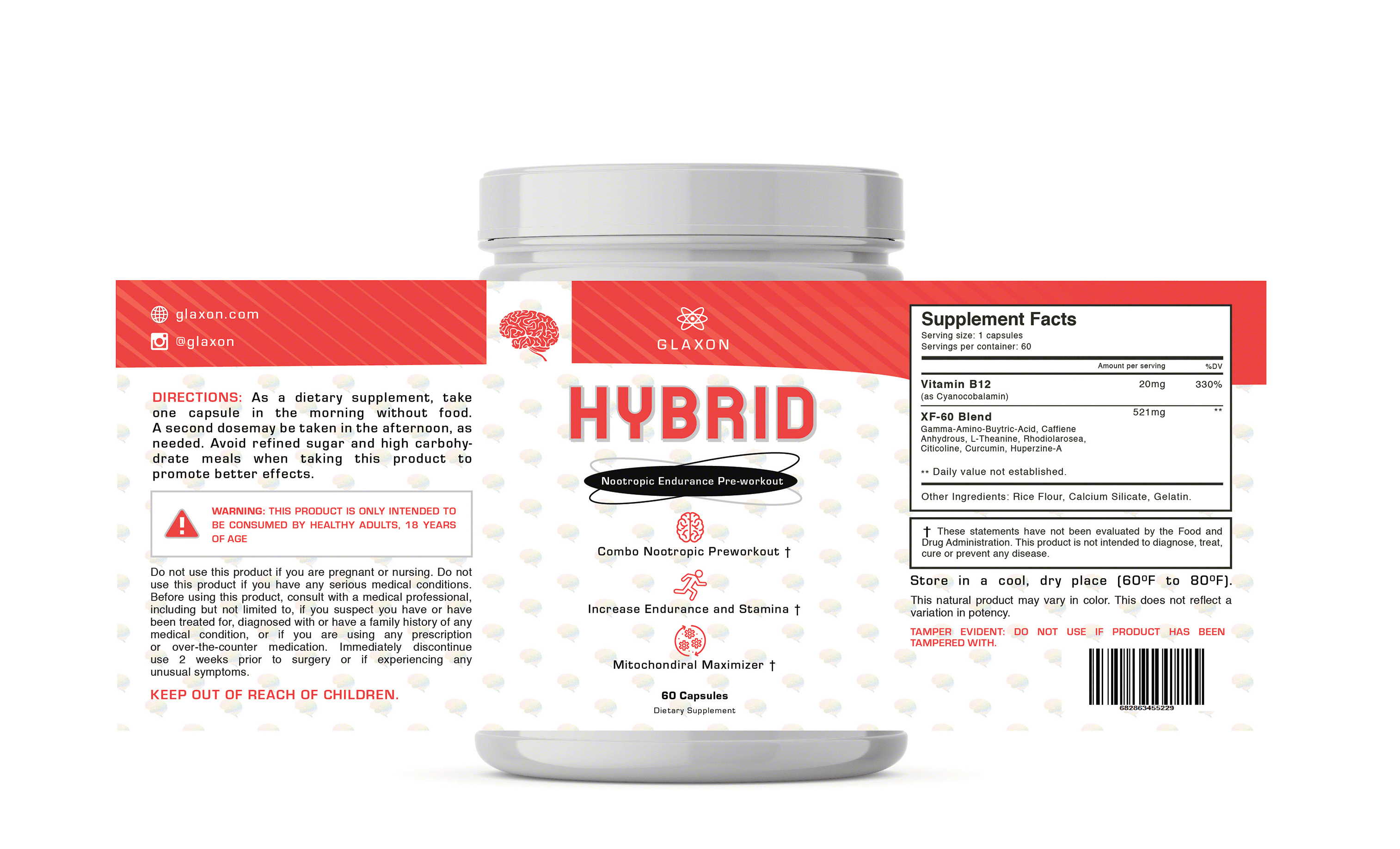 Dalya Kandil designed logos and product packaging for Glaxon Pharma
