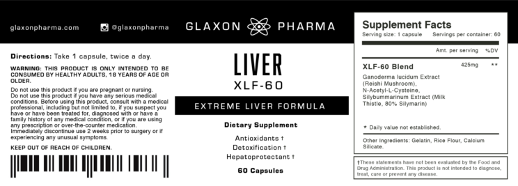 Brand design and packaging for Glaxon, Liver